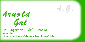 arnold gal business card